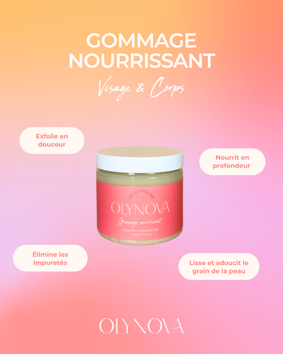 Rituel Pétillant - Gommage nourrissant Jasmin Mandarine