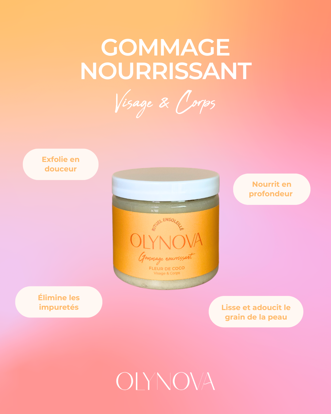 Rituel Ensoleillé - Gommage nourrissant Fleur de Coco